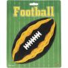 Pkgd Tissue Football w/Laces (black & golden-yellow) Party Accessory (1 count) (1/Pkg)(Black/Golden Yellow)