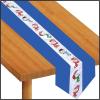Snowman Fabric Table Runner Party Accessory (1 count) (1/Pkg)