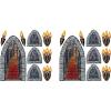 Stairway, Window & Torch Props Party Accessory (1 count) (9/Pkg)(2)
