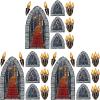 Stairway, Window & Torch Props Party Accessory (1 count) (9/Pkg)(3)