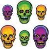 Vintage Halloween Nite-Glo Skull Cutouts