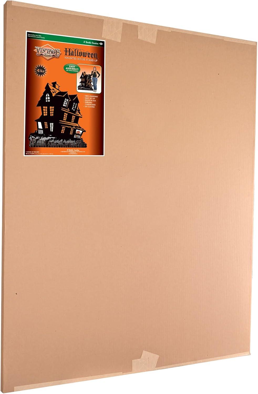 imageBeistle 4 3quot x 3 9quot Vintage Halloween Photo Prop with Easel Haunted House Party Decoration Photography Backdrop