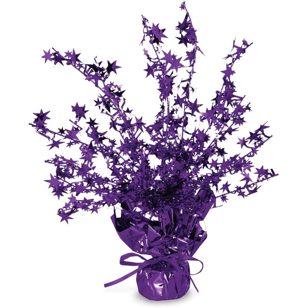 imageBlack Star Gleam N Burst CenterpieceStar Gleam N Burst Centerpiece  Purple