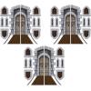 Beistle 18 Piece Castle Door & Windows Props, 16″-64″- Printed Plastic Medieval Party Wall Decorations for Princess Birthday(Castle Door & Window)