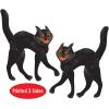 Beistle 2 Piece 20.5″ Vintage Halloween Jointed Black Scratch Cats For Spooky Party Supplies, Made In USA Since 1900