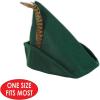 Beistle 2 Piece Novelty Felt Fabric Robin Hood Hats With Feathers in Green/Brown, Halloween Costume Accessory, Fantasy Party Supplies, Photo Booth Prop