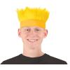Beistle 2 Piece Yellow Hairy Headband Hat For Graduation School Spirit Sports Events Tailgate Parties Halloween Costume Accessory
