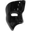 Beistle 24-Pack Phantom Mask, Black Halloween Costume Accessory for Masquerade with Elastic, Phantom Face Covering for Parties & Gatherings, One Size