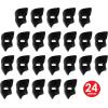 Beistle 24-Pack Phantom Mask, Black Halloween Costume Accessory for Masquerade with Elastic, Phantom Face Covering for Parties & Gatherings, One Size