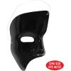 Beistle 24-Pack Phantom Mask, Black Halloween Costume Accessory for Masquerade with Elastic, Phantom Face Covering for Parties & Gatherings, One Size