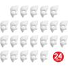 Beistle 24-Pack Phantom Mask, White Halloween Costume Accessory for Masquerade with Elastic, Phantom Face Covering for Parties & Gatherings, One Size