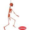 Beistle 27″ Plastic Hanging Pumpkin Face Skeleton For Halloween Party Decorations, Celebrating With You Since 1900