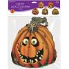 Beistle 5 Piece Paper Creepy Jack-O-Lantern Cut Outs, Halloween Party Decorations, Fall Décor, Made In USA Since 1900