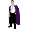 Beistle Child Size Red King Queen Robe, Fantasy Prince Princess Medieval Halloween Costume Cape Mardi Gras Accessory, 33″(Adult King/Queen Robe – Purple (1-pack))