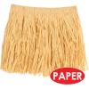 Beistle Child Sized Mini Raffia Hula Skirt Luau Party Supplies Halloween Costume Accessory, Kids, Natural