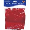 Beistle Hairy Headband, Red (60277-R)