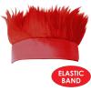 Beistle Hairy Headband, Red (60277-R)