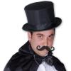 Beistle Handlebar Mustache, Self-Adhesive Fake Hairy ‘stache, Halloween Stick on Facial Hair for Pirates, Cowboys, & Mario Costume for Parties, 5”
