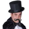 Beistle Handlebar Mustache, Self-Adhesive Fake Hairy ‘stache, Halloween Stick on Facial Hair for Pirates, Cowboys, & Mario Costume for Parties, 5”