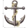 Beistle Jointed Anchor Photo Prop Backdrop, 62″- Nautical Ship Themed Wall Decoration, Sailing the Seas Cut Out Party Decor(1)