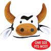 Beistle NoveltBeistle Unisex Plush Cow Head Hat – Western Themed Novelty Cap, Farm Animal Party Supplies, Halloween Costume Headwear, Photo Booth Prop, Dress Up Accessory(Cow Head)