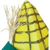 Beistle NoveltBeistle Unisex Plush Cow Head Hat – Western Themed Novelty Cap, Farm Animal Party Supplies, Halloween Costume Headwear, Photo Booth Prop, Dress Up Accessory(Corn Cob)