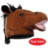 Beistle NoveltBeistle Unisex Plush Cow Head Hat – Western Themed Novelty Cap, Farm Animal Party Supplies, Halloween Costume Headwear, Photo Booth Prop, Dress Up Accessory(Horse Head – 3 Piece)