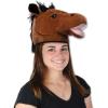 Beistle NoveltBeistle Unisex Plush Cow Head Hat – Western Themed Novelty Cap, Farm Animal Party Supplies, Halloween Costume Headwear, Photo Booth Prop, Dress Up Accessory(Horse Head – 2 Piece)