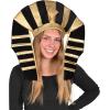 Beistle Plush Fabric Egyptian Pharaoh Hat Headpiece Halloween Costume Accessory