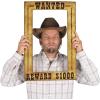 Beistle Western Wanted Photo Fun Frame(15.5″ x 23.5″)
