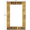 Beistle Western Wanted Photo Fun Frame(15.5″ x 23.5″ (Pack of 2))