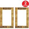 Beistle Western Wanted Photo Fun Frame(23.5″ x 15.25″)