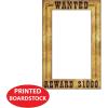 Beistle Western Wanted Photo Fun Frame(23.5″ x 15.25″)