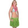 Beistle Womens Adult Mini Hula Skirt for Luau Girl Costume Accessory, Green, 16 X 36 US