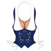 Montana Cans Beistle German Fraulein Vest(Pkgd Plastic Fraulein Vest (3-pack))