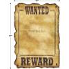 Western Wanted Sign (slotted to hold 8 x10 photo) Party Accessory (1 count)