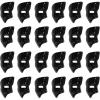Beistle 24-Pack Phantom Mask, Black Halloween Costume Accessory for Masquerade with Elastic, Phantom Face Covering for Parties & Gatherings, One Size