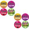 Beistle 8 Piece Halloween Costume Contest Awards Pinback Buttons Prize Trophies for Scariest, Funniest, Sexiest, Best