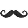 Beistle Handlebar Mustache, Self-Adhesive Fake Hairy ‘stache, Halloween Stick on Facial Hair for Pirates, Cowboys, & Mario Costume for Parties, 5”