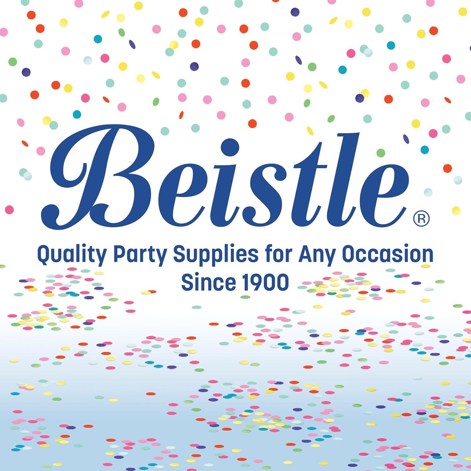 imageBeistle 10Piece Assorted Paper ampamp Foil Decorative Fans Assorted Sizes  Dark BlueLight BlueSilver