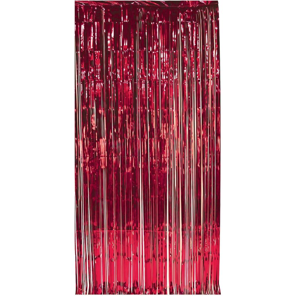 image1Ply FR Gleam N Curtain silver Party Accessory 1 count 1PkgMulti Color