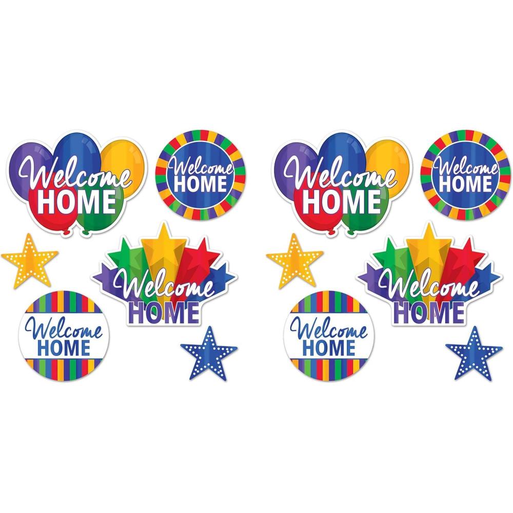 imageBeistle 24Pack Foil Gold Star Cutouts Party Decorations for Festive Celebrations Awards Night Supplies Starry Theme Decor for Wall ampamp Table 15A
