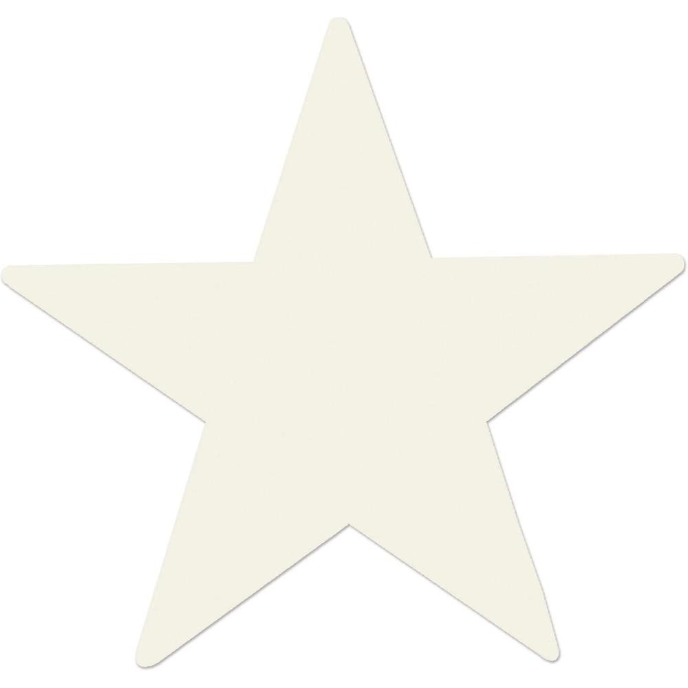 imageBeistle 24Pack Foil Gold Star Cutouts Party Decorations for Festive Celebrations Awards Night Supplies Starry Theme Decor for Wall ampamp Table 15White 24pack
