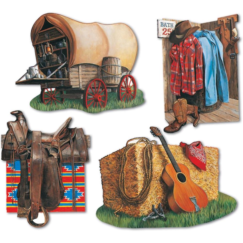 imageBeistle Cowboy Cutouts