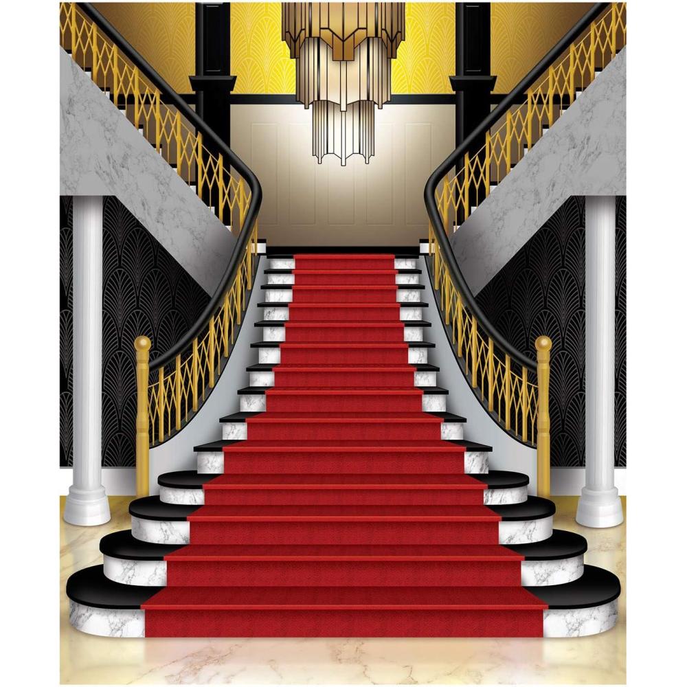 imageBeistle Grand Staircase InstaMural Photo Op 5 x 6 Multicolored