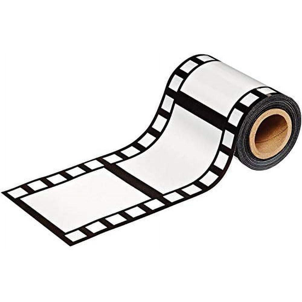 imageBeistle Hollywood Filmstrip Party Tape 1Pack BlackWhite