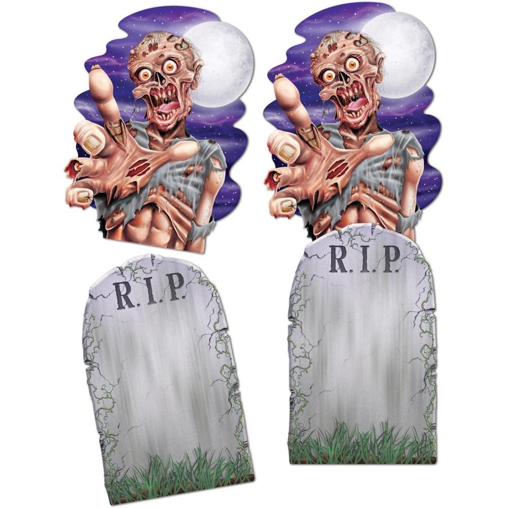 imageBeistle Jumbo Tombstone ampamp Zombie Cutouts