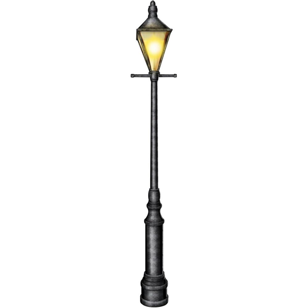 imageBeistle Lamppost Photo Props 6 Tall  Mardi Gras Street Light Wall Decorations Cut Out Parisian Christmas Party BackdropLamppost  1 Piece