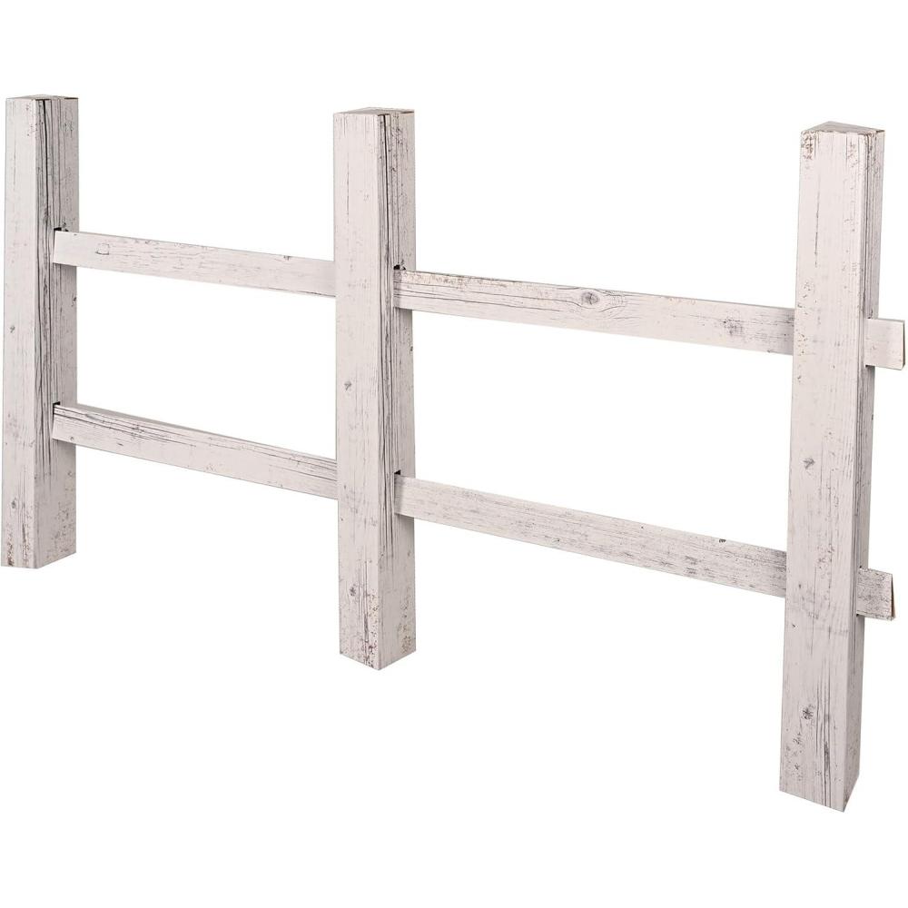 imageBeistle Large 3 8quot x 6 7quot Cardboard White Fence Garden Theme Party Dcor for Birthday Parties Weddings and Photo Shoots