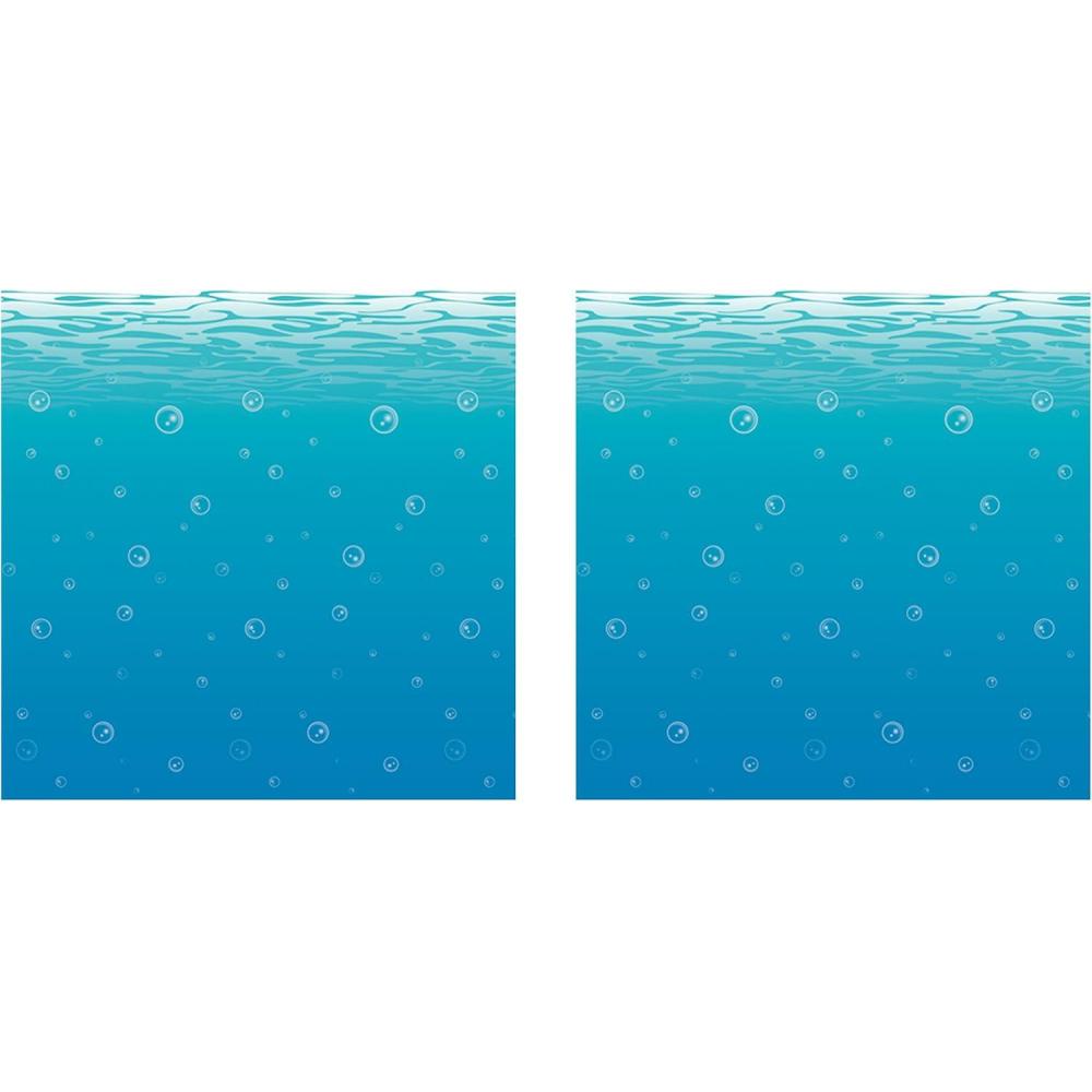 imageBeistle Luau Sunset BackdropUndersea  2 Piece